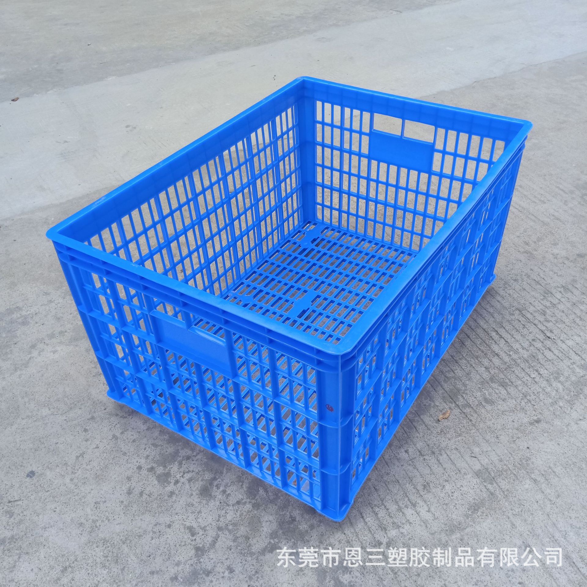 鞋厂用物料运输周转筐 可堆式塑料框 物流运输大尺寸塑料筐胶框