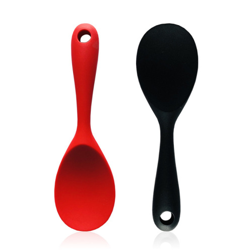 Silicone rice spoon household rice cooker rice spoon food grade silicone rice spoon non-stick pot silicone spatula wholesale