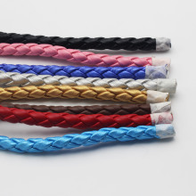 蒙古羊纹皮绳仿真皮pu皮革钥匙扣厂家直销挂绳编织拉绳