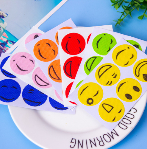 [Summer] Six-pack of cartoon smiling face mosquito repellent patches Korean mosquito repellent patches wholesale mosquito repellent buckle anti-mosquito patches 6 patches