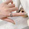 Retro one size ring, Japanese and Korean, simple and elegant design, on index finger, internet celebrity