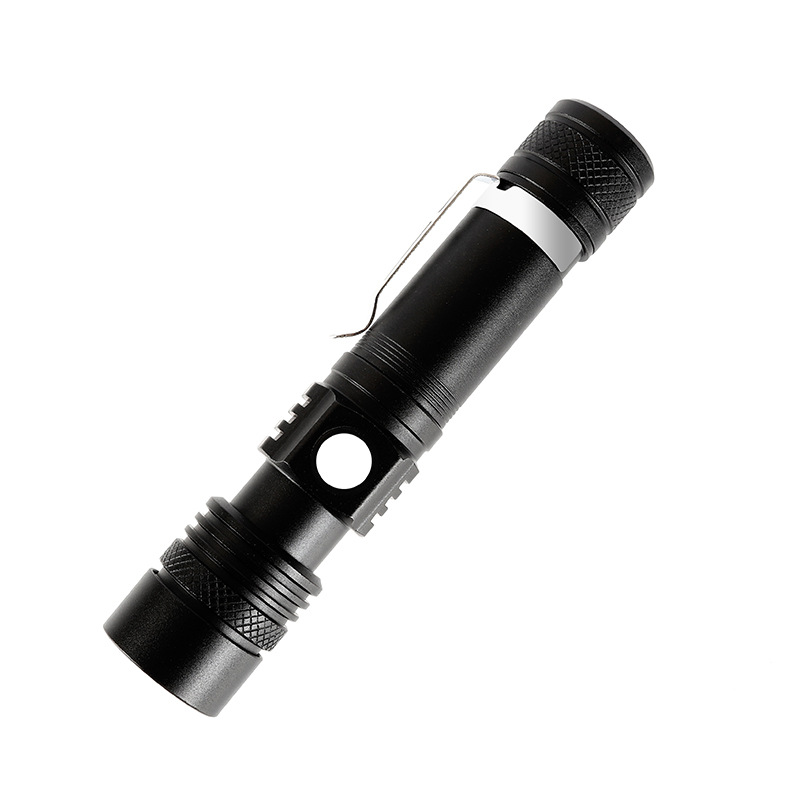 Transfronterizo nuevo T6 luz fuerte linterna de largo alcance USB recargable telescópica zoom linterna mini linterna al por mayor