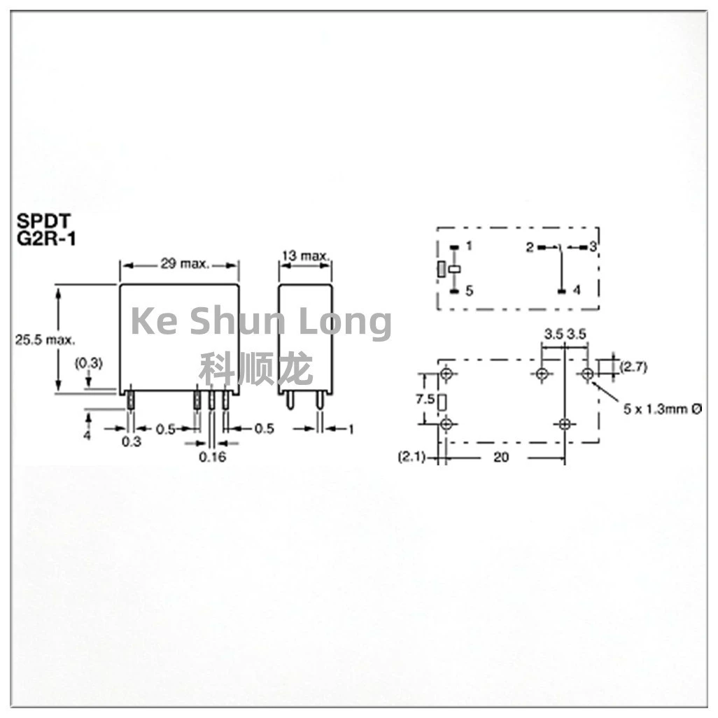 Реле питания оригинальное новое G2R-1-12VDC G2R-1-DC24V 10A 12V 24VDC 5-пин