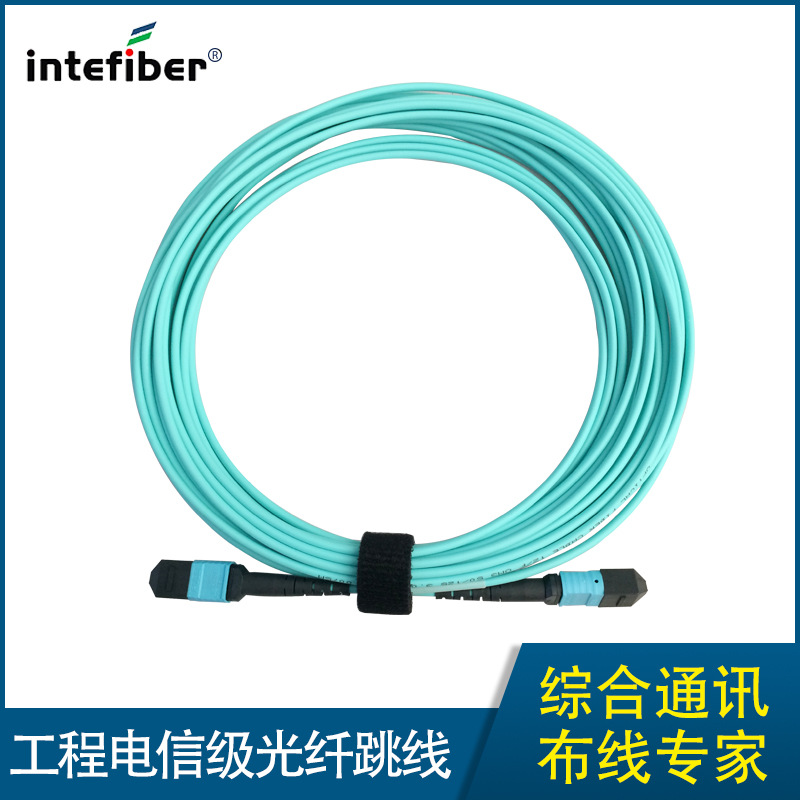 8芯万兆多模40G/100G集束光纤跳线数据中心MPO-LC/MPO-MTPOM3/OM4