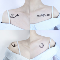 Cross-border supply Ruikalong new product waterproof small fresh tattoo sticker wrist clavicle fashion simple tattoo sticker