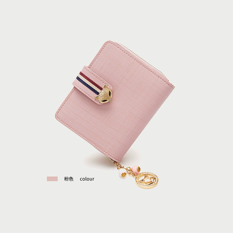 Двухэтажный кожаный кошелек для женщин 2024 Легкий роскошный короткий кошелек