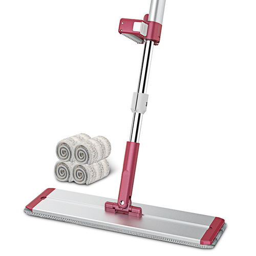 [Good Wife-Flat Mop] Hand-washable lazy wooden mop household tile self-adhesive cloth flat mop