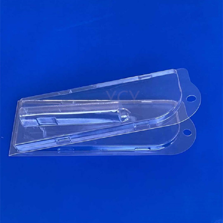 对折吸塑盒 化妆品包装透明PET吸塑泡壳 青岛厂家 量大从优