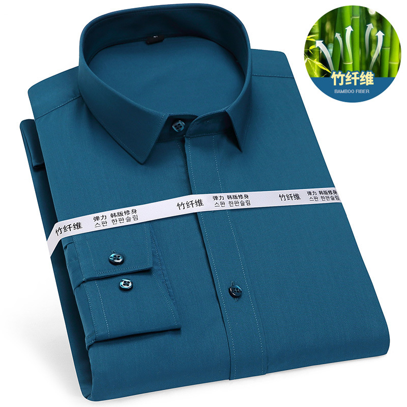 Long -sleeved bamboo fiber 18#Peacock orchid