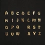字母英文迷你名字耳钉