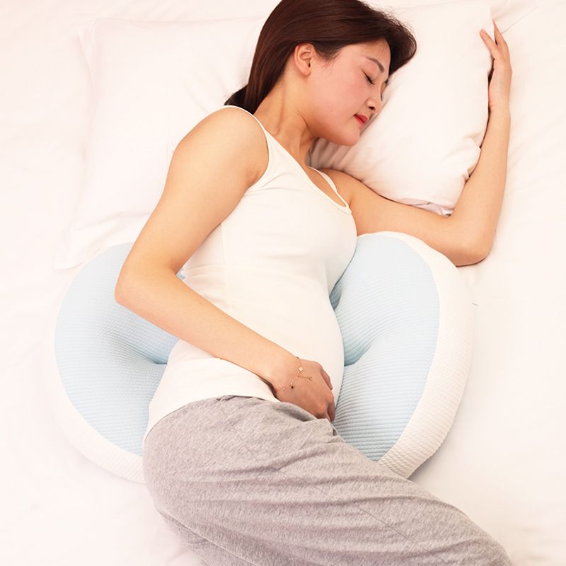 孕妇枕头护腰侧睡枕多功能u型睡觉侧卧枕托腹垫靠枕亚马逊批发