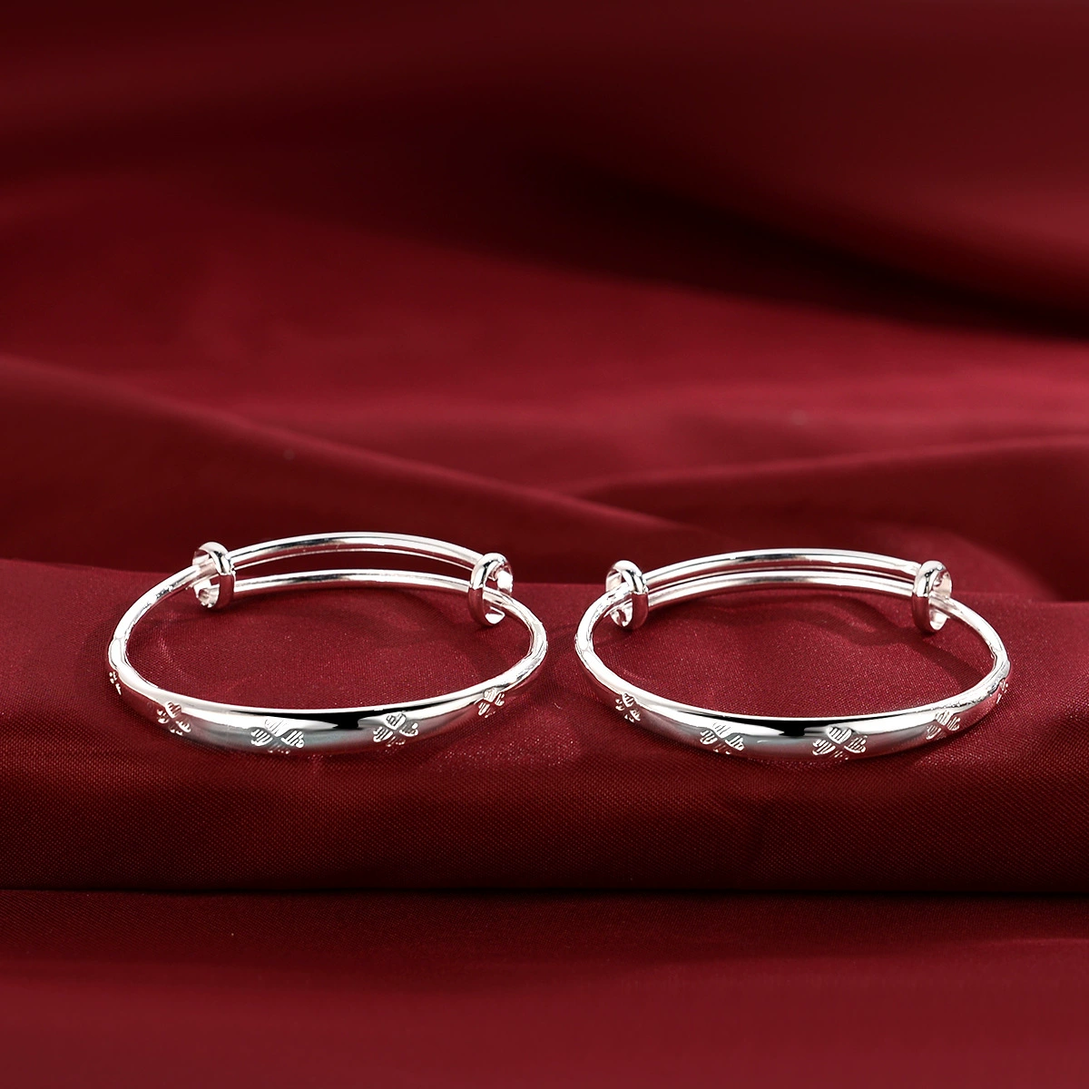 Children's silver bracelet, longevity lock, Birthday gift