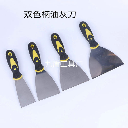 Factory wholesale spackle knives, scraper knives, putty knives, mud board utility knives, plastic handle multi-functional spackle knives