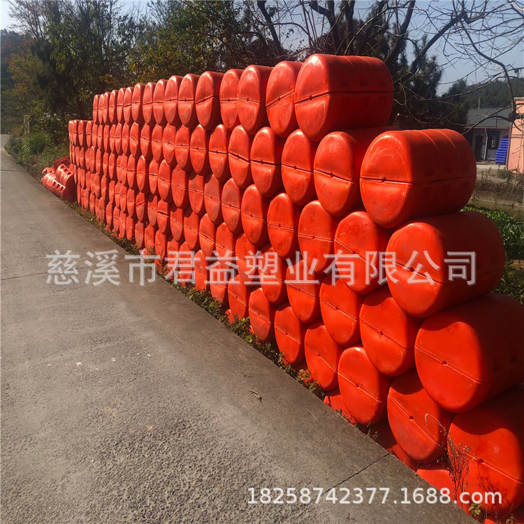 直径500*750孔径5公分拦污浮体夹电缆浮体