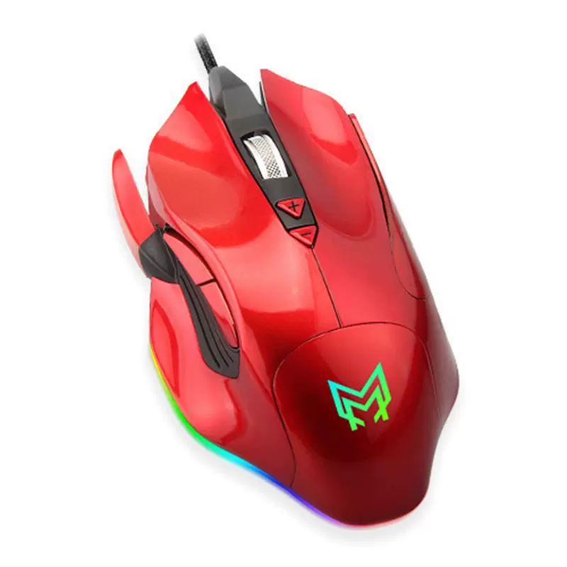 Moken заводская модель, проводная USB мышь с подсветкой, игровая e-sports мышь для «eat chicken» с RGB дыхающей подсветкой