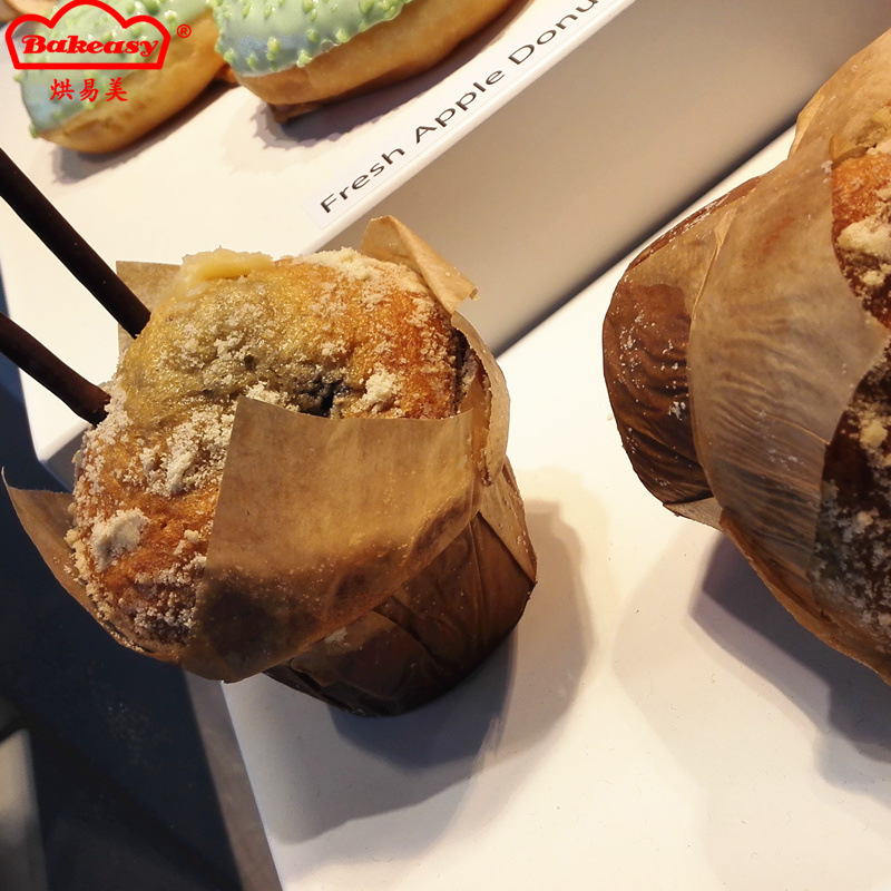 50mm底荷花蛋糕纸杯麦芬杯烘焙纸杯防油蛋糕纸托 经典玛芬火焰杯