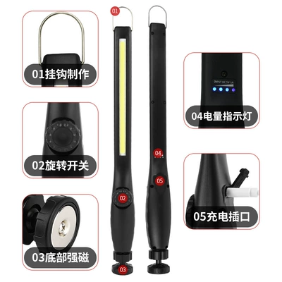 Chenli Cross-Border Magnetic High-Brightness Cob İşçi projektorları