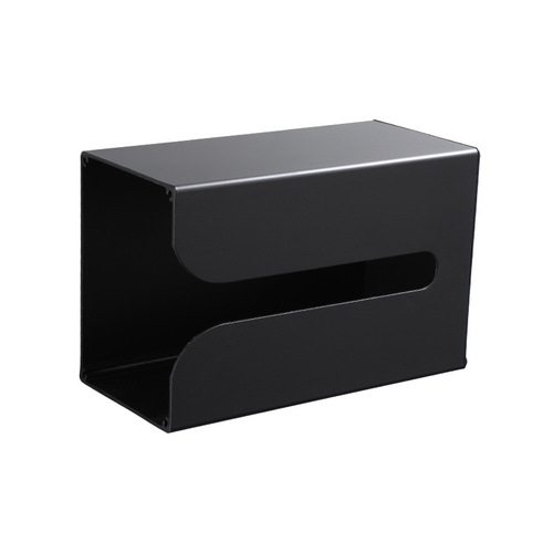 Black kitchen tissue box tissue box tissue holder household upside down wall-mounted paper tissue box bathroom universal