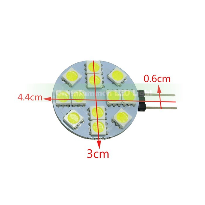 LED G4 вставлен 12 свет 5050 белый положительный тёплый белый DC12V снятие машинный светильник ресторан клуб