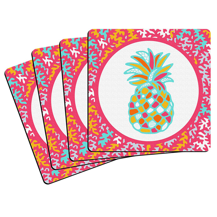 厂家供应潜水料杯垫红酒杯垫餐具垫SBR隔热锅垫吧台垫多色可选