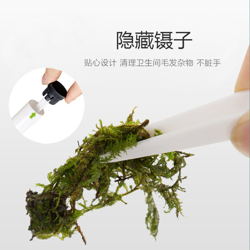 Wall-mounted toilet brush set long handle soft bristle silicone cleaning brush household bathroom no dead angle toilet brush wholesale