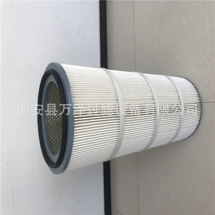 万泽供应喷砂房粉末回收滤筒 324*660除尘滤筒厂家定滤芯WZ