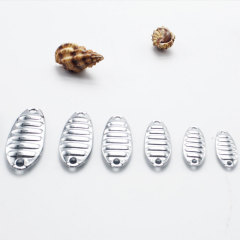 Factory wholesale long-distance cast zinc alloy lure flat vibration bright lure artificial lure small fish mouth croaker