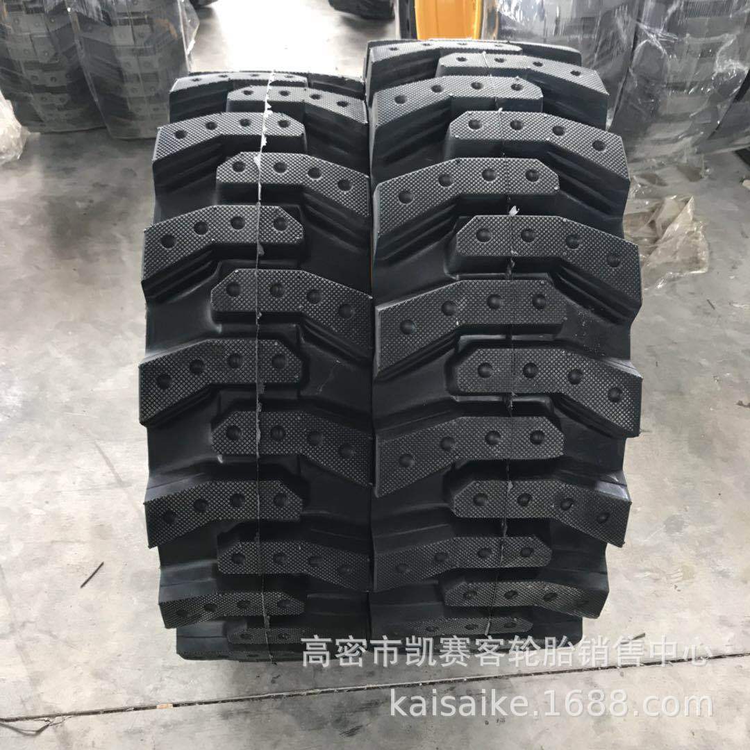 耐刺扎装载机轮胎16/70-24实心轮胎 17.5-24铲车轮胎