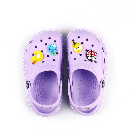 EVA children's sandals, Lidlol soft-soled children's clogs, baby beach flip-flops, large-size closed-toe shoes for older children