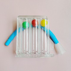 KOO呼吸訓練器 三球儀肺活量訓練 肺功能鍛煉 手術康復 一件代發