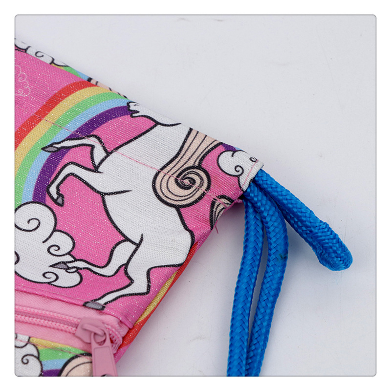 Bolsa de cordón de lona con cordón de compras personalizado doble bombeo almacenamiento bolsa de regalo bolsa de tela con cordón de arroz al por mayor