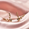 Silver needle, cute earrings, silver 925 sample, simple and elegant design, light luxury style