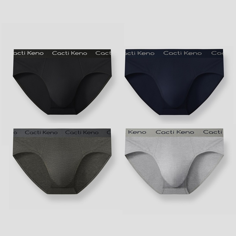 Men's underwear cotton men's briefs New plus size waist summer breathable briefs bags Wholesale