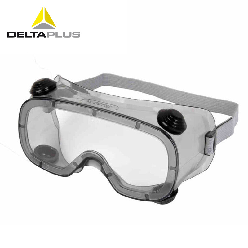 代尔塔101124 眼罩 防化间接通风柔韧PVC镜体防飞溅护目镜