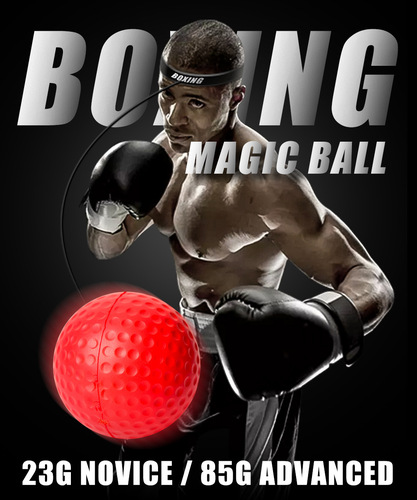 Head-mounted boxing speed ball, boxing reaction training ball, PU foam home boxing equipment, reflective magic ball