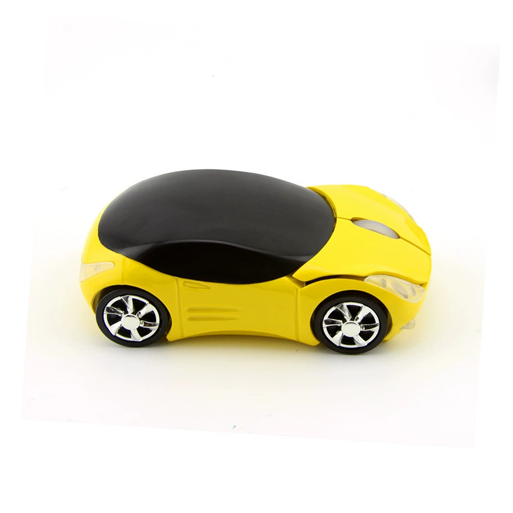 Wireless Mouse (Ferrari) 2.4G / Bluetooth, 3D Car Shape, Folding Compact, 800–1600 DPI