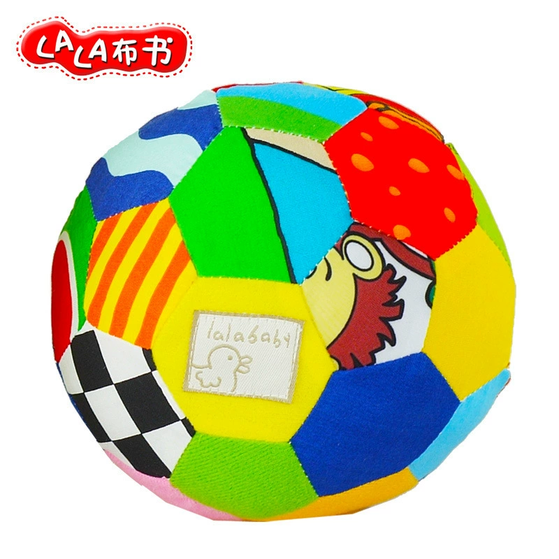 Новая официальная игрушка Lala Color Sensation от Lalababy, плюшевый колокольчик, детский звенящий тканевый мячик