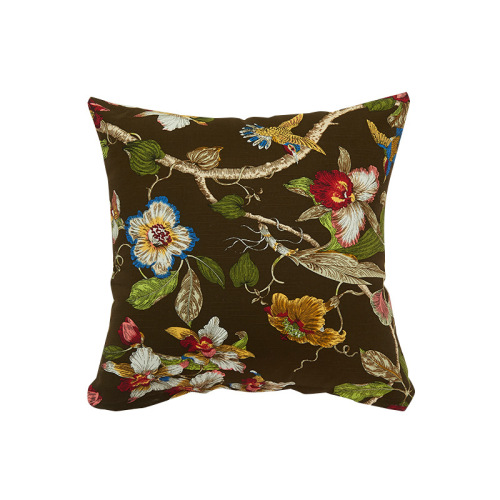 Xuai American Flowers and Birds Leaves Cotton Office Car Sofa Pillow Cushion Cover Without Core Manufacturer Wholesale