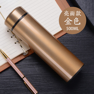 Venta al por mayor de acero inoxidable 304 esmerilado termo vacío taza de agua portátil taza recta actividad regalo taza logotipo personalizado