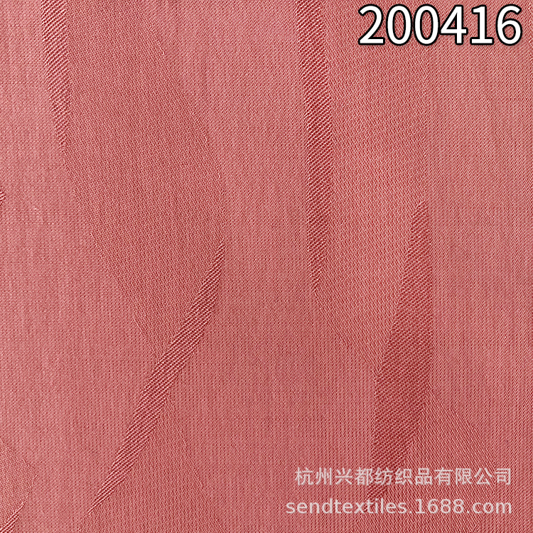 75D*60S涤天丝提花面料 天丝柳叶提花春夏衬衫休闲服装面料