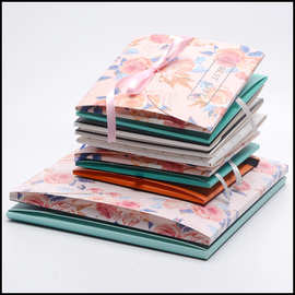 装丝巾的礼品盒 小丝巾包装盒 手帕礼盒 白卡折叠通用纸盒 配丝带