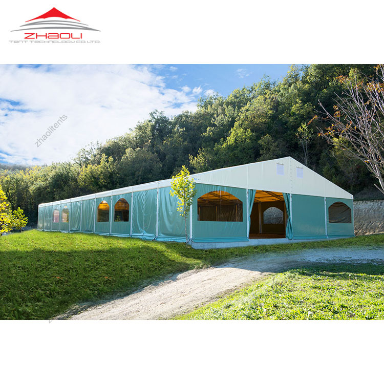欧式大型仓储帐篷 铝合金临时工业篷房 广州朝力欧式篷房生产厂家