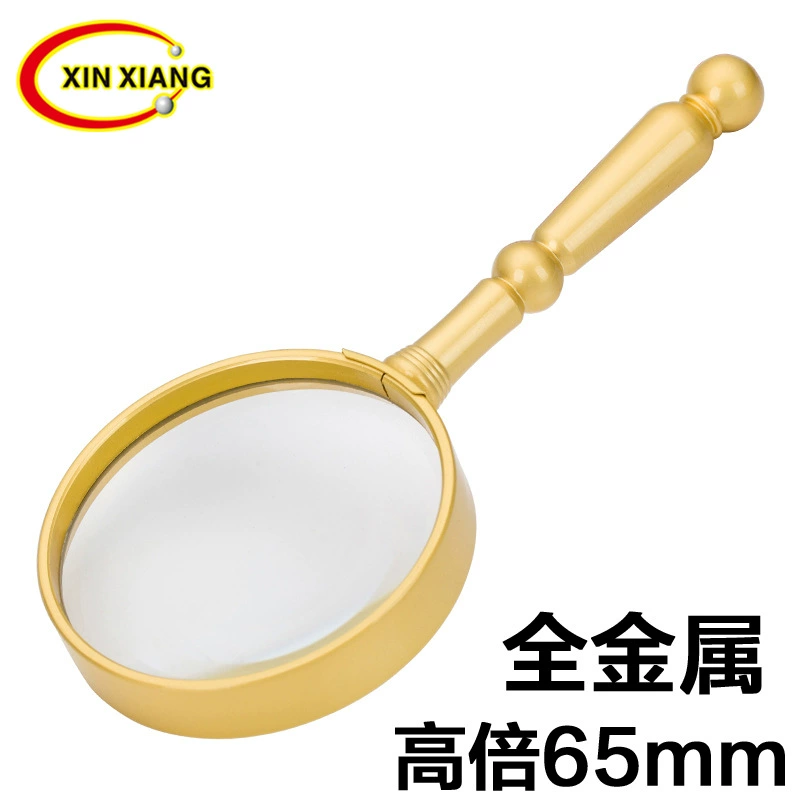 Портативное Ретро 65 мм 7-кратное чтение High Times изысканный подарок Лупа Золото/бронза