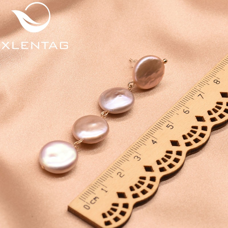 Pendientes de perlas de alto grado barroco pendientes de perlas temperamento nicho diseño joyería de alta calidad natural al por mayor