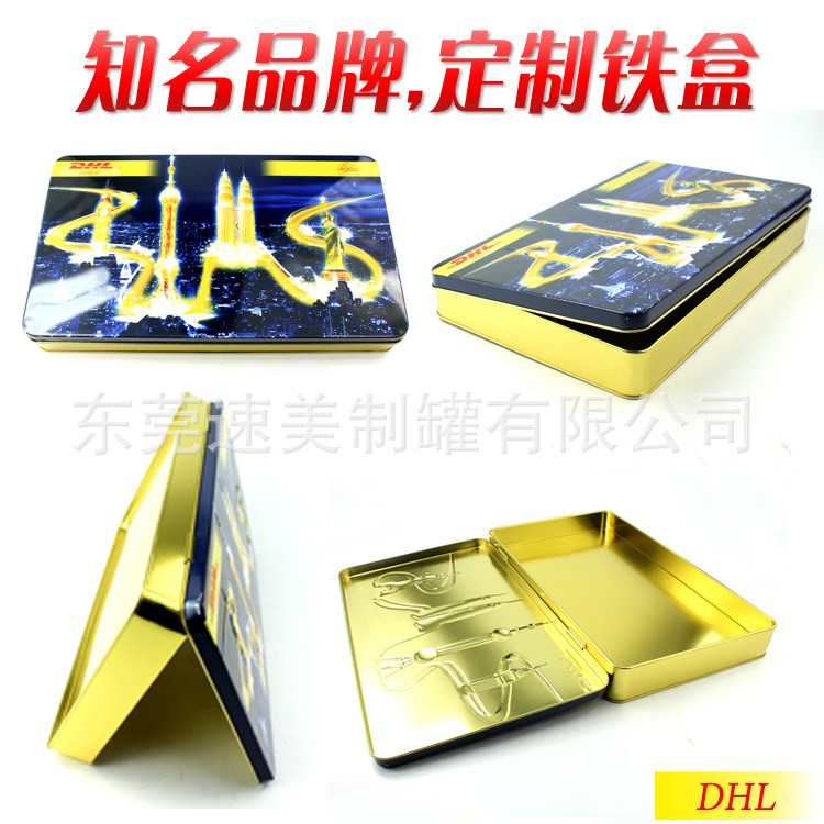 厂家供应食品巧克力铁盒 网红烘培曲奇饼包装盒银色磨砂铁马口铁