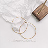 South Korean goods, metal matte earrings