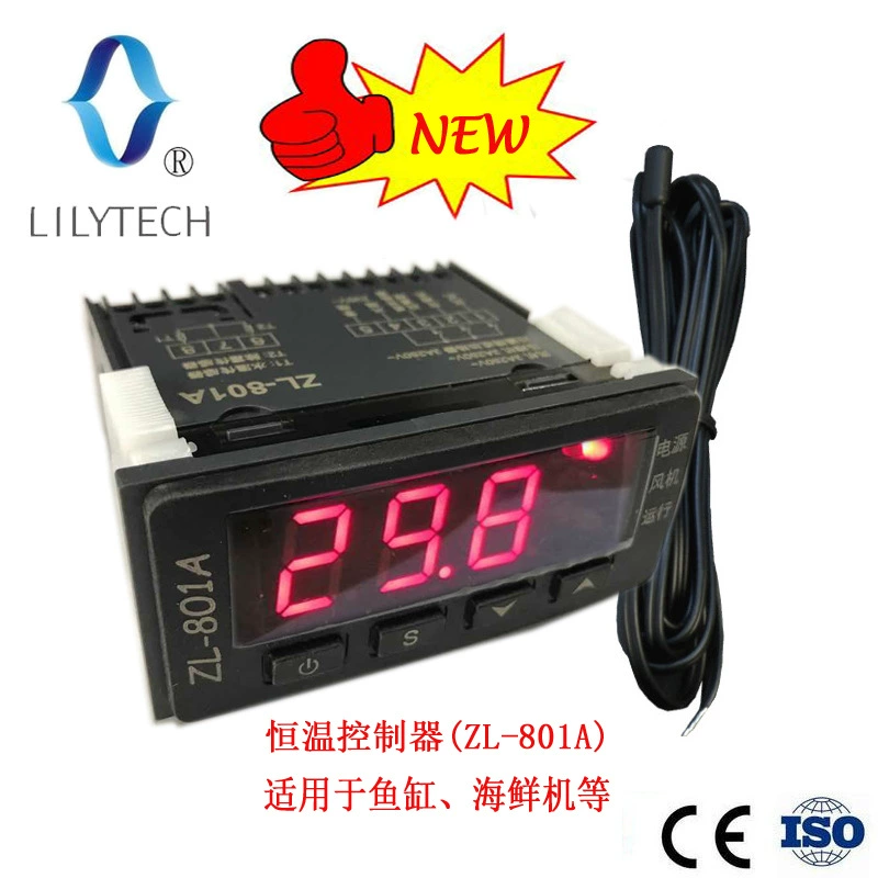 Контроллер температуры LILYTECH ZL-801A для мобильных аквариумов и оборудования для морепродуктов