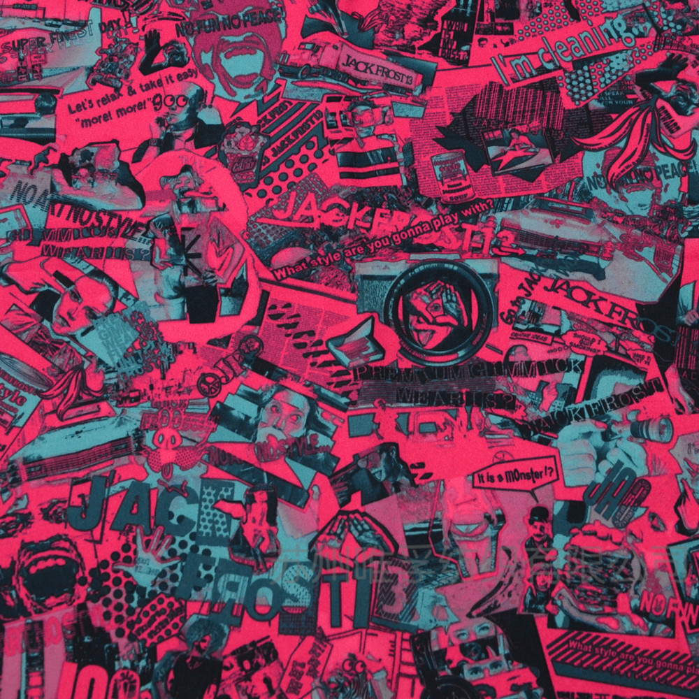 现货供应时尚印花雪纺面料100%涤纶款式多样女装数码印花