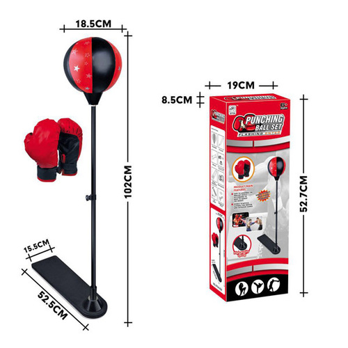 Children's boxing gloves sandbag speed reaction ball three-dimensional taekwondo sandbag training equipment household boy toys