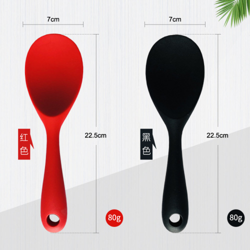 Silicone rice spoon household rice cooker rice spoon food grade silicone rice spoon non-stick pot silicone spatula wholesale